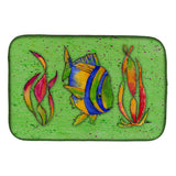 Caroline'S Treasures Tropical Fish Dish Drying Mat, 14 X 21, Multicolor