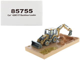CAT Caterpillar 420F2 IT Backhoe Loader with Operator Yellow Weathered Series 1/50 Diecast Model by Diecast Masters