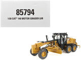 CAT Caterpillar 140 LVR Motor Grader Yellow with Black Top High Line Series 1/50 Diecast Model by Diecast Masters