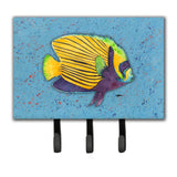 Caroline'S Treasures 8579Th68 Tropical Fish On Blue Leash Or Key Holder, Large, Multicolor