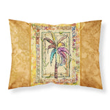 Caroline'S Treasures 8614Pillowcase Palm Tree Moisture Wicking Fabric Standard Pillowcase, Large, Multicolor