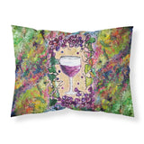 Caroline'S Treasures 8616Pillowcase Wine Moisture Wicking Fabric Standard Pillowcase, Large, Multicolor