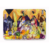 Caroline'S Treasures Crystal Hot Sauce Fleur De Lis Wine Floor Mat, 19 X 27, Multicolor