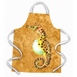 Caroline'S Treasures 8640Apron Seahorse Apron, Large, Multicolor