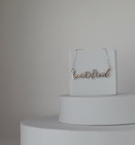 Be Not Afraid Necklace (Sterling Silver)
