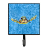 Caroline'S Treasures 8653Sh4 Turtle Leash Holder Or Key Hook, Small, Multicolor