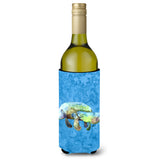 Manatee Momma And Baby Wine Bottle Beverage Insulator Beverage Insulator Hugger