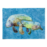 Caroline'S Treasures 8660Plmt Manatee Fabric Placemat, Multicolor