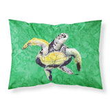 Caroline'S Treasures 8671Pillowcase Turtle Dancing Moisture Wicking Fabric Standard Pillowcase, Large, Multicolor