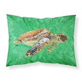Caroline'S Treasures 8675Pillowcase Turtle Swim 2 Moisture Wicking Fabric Standard Pillowcase, Large, Multicolor