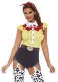 Leg Avenue 3Pc. Giddy Up Cowgirl Includes Multicolor Color