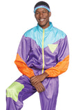 Leg Avenue 2 PC Awesome 80s Track Suit, i Multicolor Color