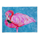 Caroline'S Treasures 8686Plmt Flamingo Fabric Placemat, Multicolor