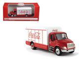 CocaCola Beverage Truck Red and White 1/87 Diecast Model by Motorcity Classics
