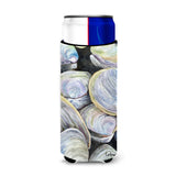 Clam Quahog Shells Ultra Beverage Insulators For Slim Cans 8714Muk