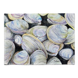 Caroline'S Treasures 8714Plmt Clam Quahog Fabric Placemat, Multicolor