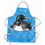 Caroline'S Treasures 8717Apron Single Loon Blue Apron, Large, Multicolor