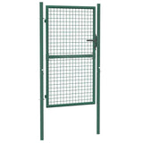 vidaXL Fence Gate Steel 39.4x59.1 Green
