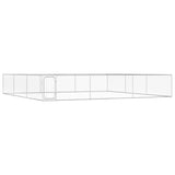 Vidaxl Outdoor Dog Kennel Galvanized Steel 19.7X19.7X3.3 -Like New