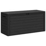 vidaXL Patio Storage Box Anthracite 45.7x17.3x21.7