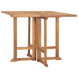 Vidaxl Folding Patio Dining Table 35.4X35.4X29.5 Solid Teak Wood -Like New