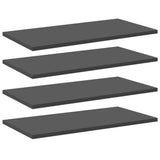 Vidaxl Bookshelf Boards 8 Pcs Gray 23.6X11.8X0.6 Engineered Wood -Like New