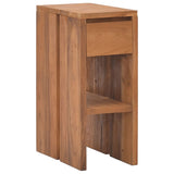 Vidaxl Bedside Cabinet 7.9X13.8X19.7 Solid Teak Wood -Like New