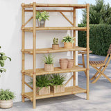 vidaXL 5-Layer Shelf 39.4x15.7x59.1 Bamboo