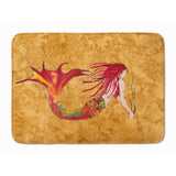 Caroline'S Treasures Ginger Red Headed Mermaid On Gold, 19 X 27, Multicolor