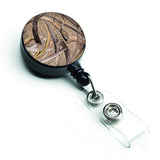 Caroline'S Treasures Deer Horns Retractable Badge Reel, Multicolor (8732Br)