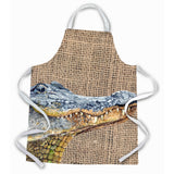 Caroline'S Treasures 8733Apron Alligator Apron, Large, Multicolor
