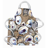 Caroline'S Treasures 8734Apron Oyster Apron, Large, Multicolor