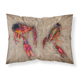 Caroline'S Treasures 8739Pillowcase Crawfish Moisture Wicking Fabric Standard Pillowcase, Large, Multicolor