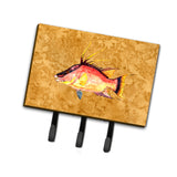 Caroline'S Treasures 8751Th68 Hog Snapper On Gold Leash Or Key Holder, Large, Multicolor