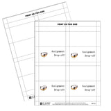 Small Scored White Name Tent Cardstock, 160/Bx, 87527