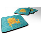 Caroline'S Treasures 8761Fc Welcome To The Trailer Foam Coasters (Set Of 4), 3.5 H X 3.5 W, Multicolor