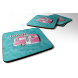 Caroline'S Treasures 8764Fc Welcome To The Trailer Foam Coasters (Set Of 4), 3.5 H X 3.5 W, Multicolor