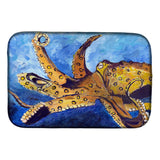 Caroline'S Treasures Octopus Dish Drying Mat, 14 X 21, Multicolor