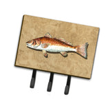 Caroline'S Treasures 8807Th68 Red Fish Leash Or Key Holder, Large, Multicolor