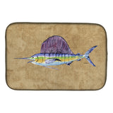 Caroline'S Treasures Swordfish Dish Drying Mat, 14 X 21, Multicolor