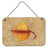 Caroline'S Treasures Blonde Ray Stingray Aluminum Metal Wall Or Door Hanging Prints, 8 X 12