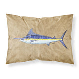 Caroline'S Treasures 8818Pillowcase Blue Marlin Moisture Wicking Fabric Standard Pillowcase, Large, Multicolor