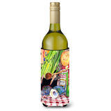Recipe For Gumbo And Potato Salad Flag Wine Bottle Beverage Insulator Beverage Insulator Hugger 8825-2Literk