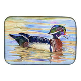 Caroline'S Treasures Wood Duck Dish Drying Mat, 14 X 21, Multicolor