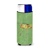Grasshopper On Avacado Ultra Beverage Insulators For Slim Cans 8848Muk
