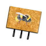 Caroline'S Treasures 8850Th68 Bee On Gold Leash Or Key Holder, Large, Multicolor