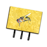 Caroline'S Treasures 8851Th68 Bee On Yellow Leash Or Key Holder, Large, Multicolor