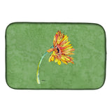 Caroline'S Treasures Gerber Daisy Orange Dish Drying Mat, 14 X 21, Multicolor