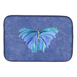 Caroline'S Treasures Butterfly On Slate Dish Drying Mat, 14 X 21, Multicolor