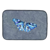 Caroline'S Treasures Butterfly On Gray Dish Drying Mat, 14 X 21, Multicolor